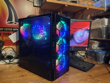 RGB Game-PC Core i7-10700K/32GB/1000GB SSD/RTX4060Ti 16GB beschikbaar voor biedingen