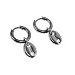 Ø15mm Oorringen Dames Gepolijst RVS Oorbellen Koffieschakel, Overige materialen, Hangers, Birgitta-Gracht 33, 6465 EL Kerkrade, Nederland