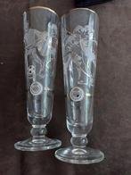 Warsteiner Voetbal Bierglazen 2010 - Set van 2, Antiek en Kunst, Ophalen of Verzenden