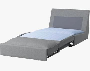 Ikea slaapbank 1persoons met topper - afbeelding 2
