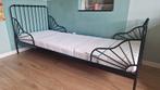 Ikea Minnen zwart meegroeibed met matras perfecte staat, Ophalen, 70 tot 85 cm, Zo goed als nieuw, Matras