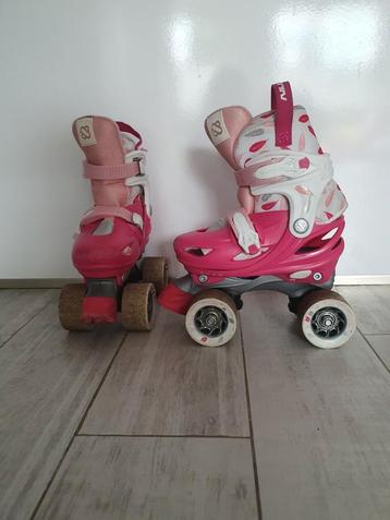 Rolschaatsen Nijdam Feather Drops Verstelbaar maat 29-32 beschikbaar voor biedingen