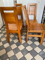 Set van 4 Tapiovaara stoelen voor  laukaan, Huis en Inrichting, Stoelen, Ophalen, Gebruikt, Bruin, Vier