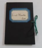 Uit inboedel: Apart boekje, diploma uitvouwbaar 1934  modeva, Verzenden