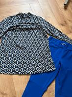 Studio anneloes set mavis blouse L & flo bonded broek M, Zwart, Maat 42/44 (L), Ophalen of Verzenden, Zo goed als nieuw