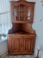 Wie maakt weer iets moois van deze eiken houten hoekkast?, Ophalen, Gebruikt, Eikenhout, 50 tot 100 cm
