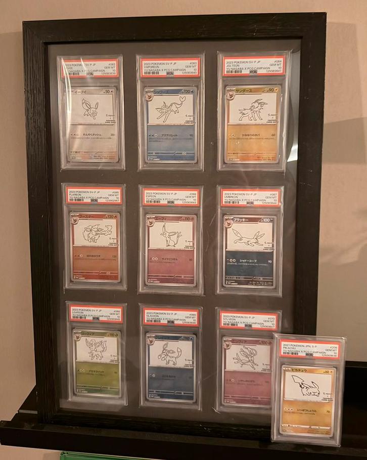 Yu Nagaba Pokemon Set PSA 10 met pikachu (Pseudo sequential), Hobby en Vrije tijd, Verzamelkaartspellen | Pokémon, Nieuw, Meerdere kaarten