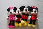 Vier Mickey knuffels., Ophalen of Verzenden, Zo goed als nieuw, Overige typen