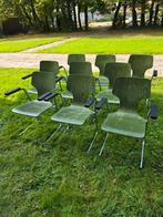 9 vintage plywood sledestoelen.  Gratis !, Ophalen, Gebruikt, Eén