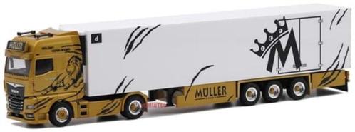 MAN Herpa Müller Ermensee (CH) 1:87, Hobby en Vrije tijd, Modelauto's | 1:87, Nieuw, Bus of Vrachtwagen, Herpa, Verzenden