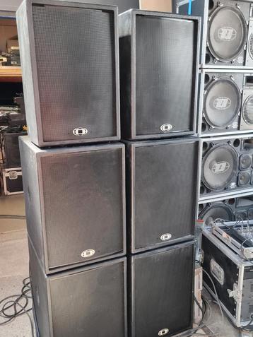 Dynacord speakers set 2 top 4 sub geluidset beschikbaar voor biedingen