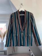 Blazer gestreept groen met oranje maat xs zara, Kleding | Dames, Ophalen of Verzenden, Zo goed als nieuw, Maat 34 (XS) of kleiner