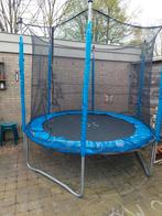240 trampoline met net., Gebruikt, Ophalen