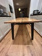 Jysk Skovlunde eettafel 200x90 - 6-8 persoons, Huis en Inrichting, Ophalen, Gebruikt, Eikenhout, 200 cm of meer