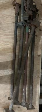 9 Bouwstempels / Schoorpalen - Gebruikt, Doe-het-zelf en Verbouw, Steigers, Ophalen of Verzenden, Gebruikt, Overige typen, Minder dan 2 meter