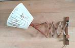 Vintage schaarlamp teak treklamp wandlamp vintage lamp hout, Huis en Inrichting, Lampen | Wandlampen, Ophalen of Verzenden, Hout
