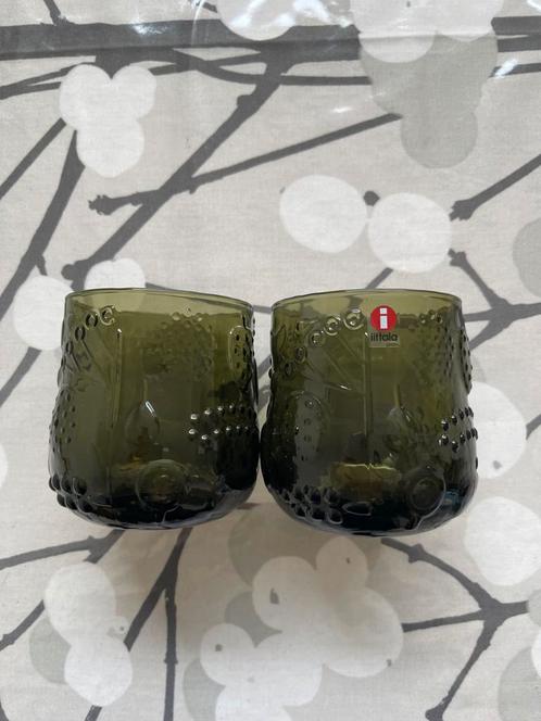 Iittala Frutta Tumbler Mosgroen, Huis en Inrichting, Keuken | Servies, Gebruikt, Glas of Glazen, Overige stijlen, Glas, Ophalen of Verzenden