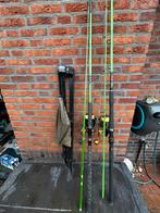 Meervalhengels met Penn Slammer 7500 molens, Ophalen, Zo goed als nieuw, Complete set