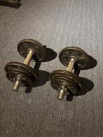 Verstelbare dumbbells 210 kg, Ophalen of Verzenden, Gebruikt, Benen, Dumbbell