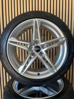 Originele 18” Audi A4 B8 B9 Winterbanden Winterset 5X112, Gebruikt, ., Banden en Velgen, 18 inch