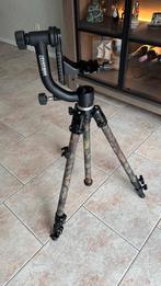 Manfrotto 144B statief + Gimbal head en tas, Audio, Tv en Foto, Fotografie | Statieven en Balhoofden, Ophalen, Driepoot, Zo goed als nieuw