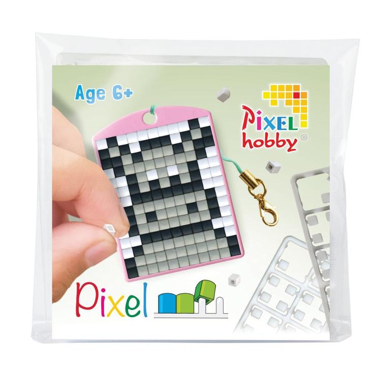Pixelhobby medaillon startset nijlpaard sleutelhanger 23126, Hobby en Vrije tijd, Knutselen, Nieuw, Materiaal, Ophalen of Verzenden