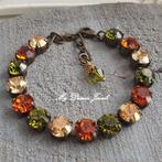 Armband Alison "Colors of Autumn" met Swarovski Crystal, Met kristal, Overige materialen, Overige kleuren, Verzenden
