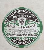 441) ORIGINELE SLUITZEGEL MELKINRICHTING DE SIERKAN HAARLEM, Ophalen of Verzenden, Plaats of Gebouw