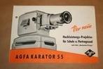 Zeldzame reclame-uitgave Agfa Karator 55 - Ca 1960 !!, Ophalen of Verzenden, 1940 tot 1960, Overige typen