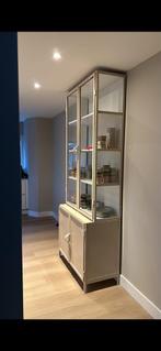 New Routz Vitrinekast Metaal Detroit 4-Deurs zgan, Ophalen, 50 tot 100 cm, Zo goed als nieuw, Metaal