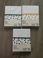 3x Wieglaken 70-100cm Katoen - Nieuw!, Jongetje of Meisje, Nieuw, Ophalen of Verzenden, Wit