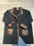 Vintage Italiaanse wollen vest - Maat 46, Kleding | Dames, Eu, Eu, Zwart, Maat 46/48 (XL) of groter