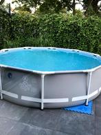 Zwembad Intex + toebehoren, Tuin en Terras, Zwembaden, Ophalen, Gebruikt, Overige typen, Rechthoekig