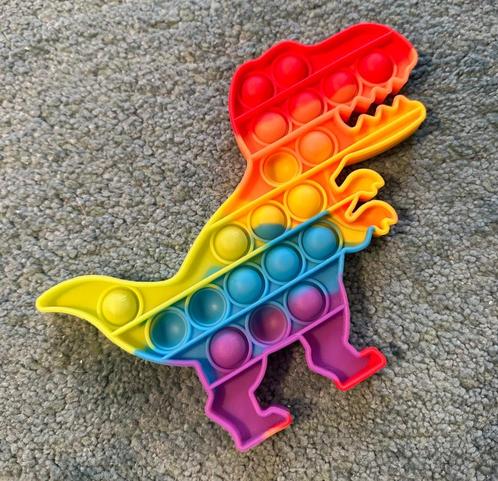 Dino Pop it fidget toys speelgoed dino 25 cm, Verzamelen, Speelgoed, Nieuw, Ophalen of Verzenden