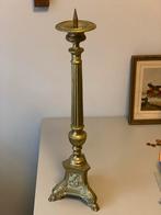 Antieke Bronzen/Koperen Kandelaar, Antiek en Kunst, Antiek | Kandelaars, Ophalen, Koper of Brons