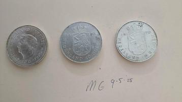 3x zilveren tientjes, zeer mooie staat!  beschikbaar voor biedingen