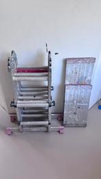 Altrex vouwladder, Doe-het-zelf en Verbouw, Ladders en Trappen, Ophalen, Gebruikt, Ladder, Opvouwbaar of Inschuifbaar
