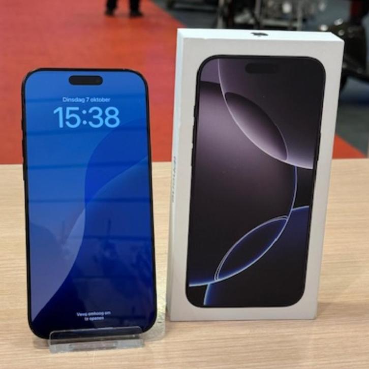 Apple iphone 16 pro max black titanium 256gb, Telecommunicatie, Mobiele telefoons | Apple iPhone, Zo goed als nieuw