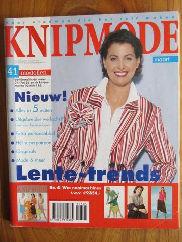 Knipmode maart 2005 met special 4 basispatronen 12 variaties beschikbaar voor biedingen