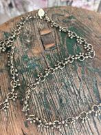 Vintage Indiase zilveren ketting met mini belletjes, Ophalen of Verzenden, Overige materialen, Ketting