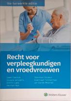 Recht voor verpleegkundigen en vroedvrouwen 2023, Ophalen of Verzenden, Zo goed als nieuw