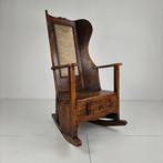 19e-eeuwse Engelse Lammerstoel – Bekleed, Ophalen