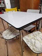 Formica eettafel, Huis en Inrichting, Tafels | Eettafels, Ophalen, Gebruikt, 50 tot 100 cm, Onbekend