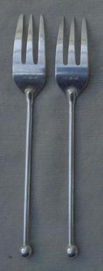 Albert Heijn 2x taartvork 12,5cm Zilverstad set, Huis en Inrichting, Keuken | Bestek, Postbus 64461, Brunssum, Nederland, Verzenden