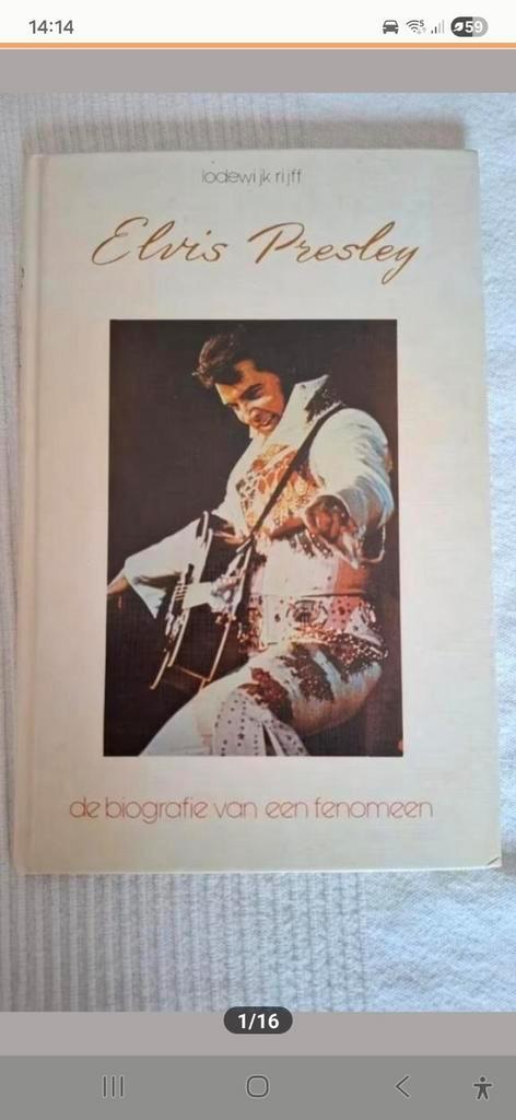 Elvis Presley Biografie fenomeen Lodewijk Rijff., Boeken, Biografieën, Zo goed als nieuw, Overige, Ophalen of Verzenden