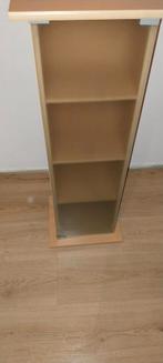 Grenen DVD kast met glazen deur - Rotterdam Lombardij, Gebruikt, Dvd's, Ophalen of Verzenden, 25 tot 75 discs