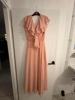 Jurk licht roze of zalm, Galajurk, Ophalen of Verzenden, Zo goed als nieuw, Roze