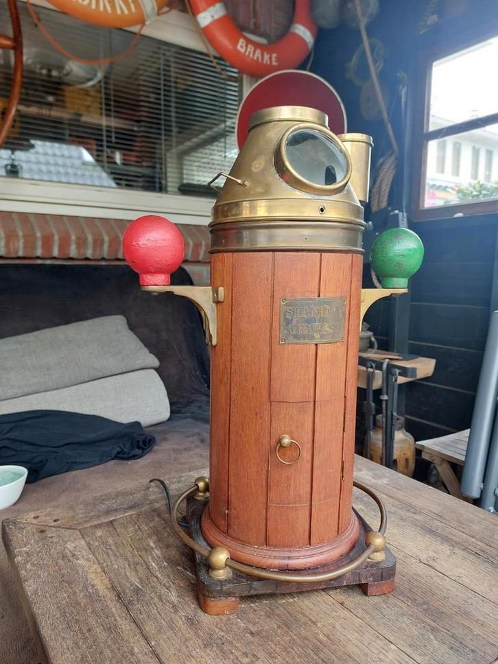 scheepskompas bergen nautik, Verzamelen, Scheepvaart, Zo goed als nieuw, Schaalmodel, Ophalen
