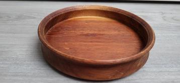 Teakhouten Schaal - Ø16cm, 3,5cm hoog beschikbaar voor biedingen