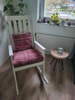 Schommelstoel wit, Huis en Inrichting, Ophalen, Zo goed als nieuw, Wit, Eén